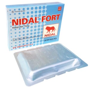 Thuốc kháng viêm, giảm đau Nidal Fort (3 vỉ x 10 viên/hộp)